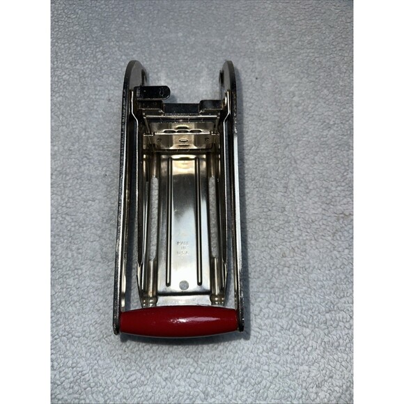 EKCO French Fry Cutter Maker Potato Vegetable Press Chrome Vintage USA Made. - Picture 2 of 8